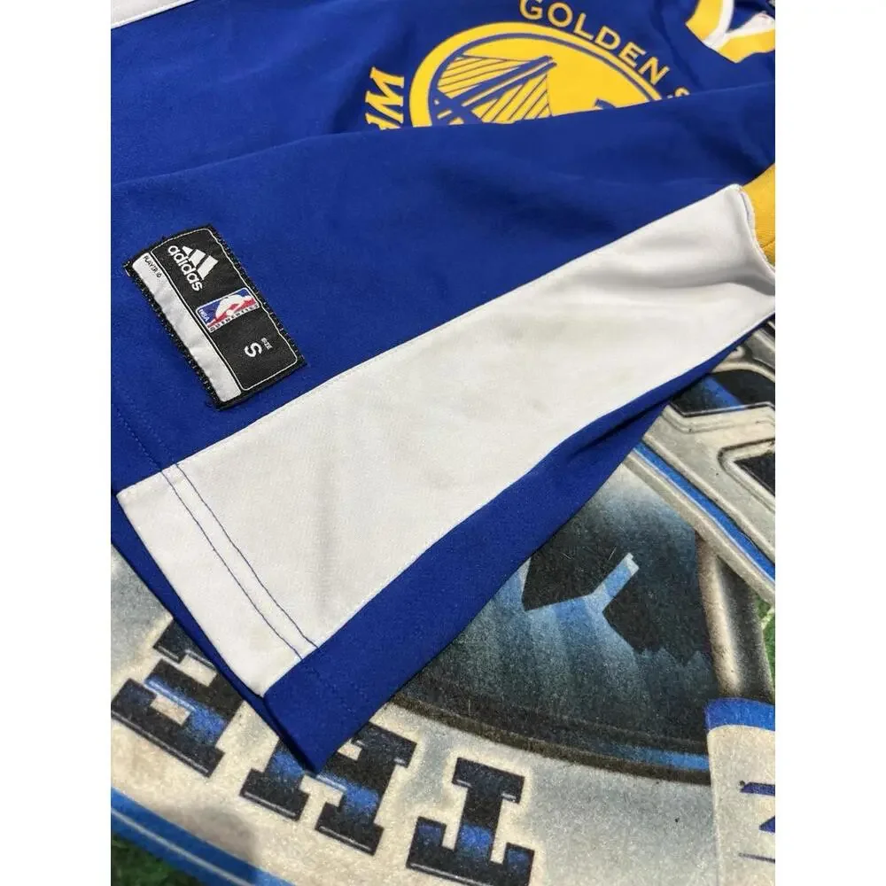 Golden State Warriors Stephen Curry Basketball Adidas Jersey Sleeve NBA Yth S - Picture 4 of 4